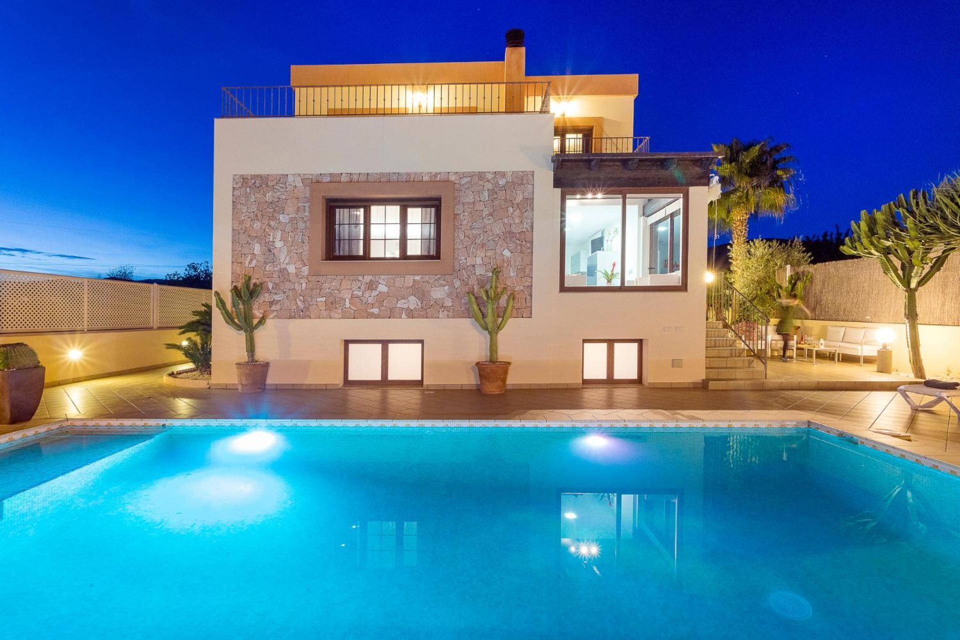 Villa Campo Sol Ibiza-Stadt Exterior foto